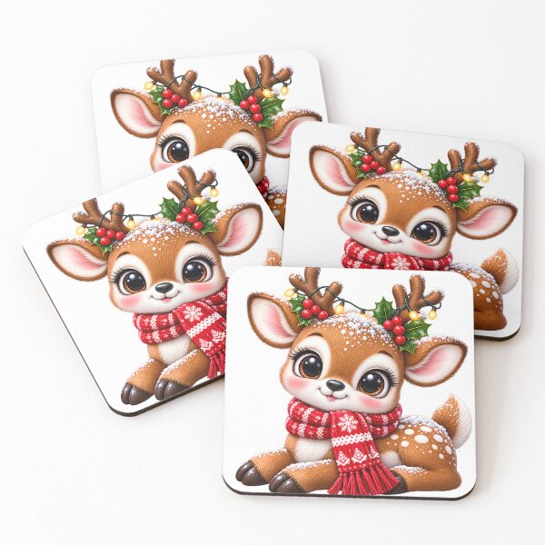 Item preview, Cute Christmas Reindeer designed and sold by TinyWeird.