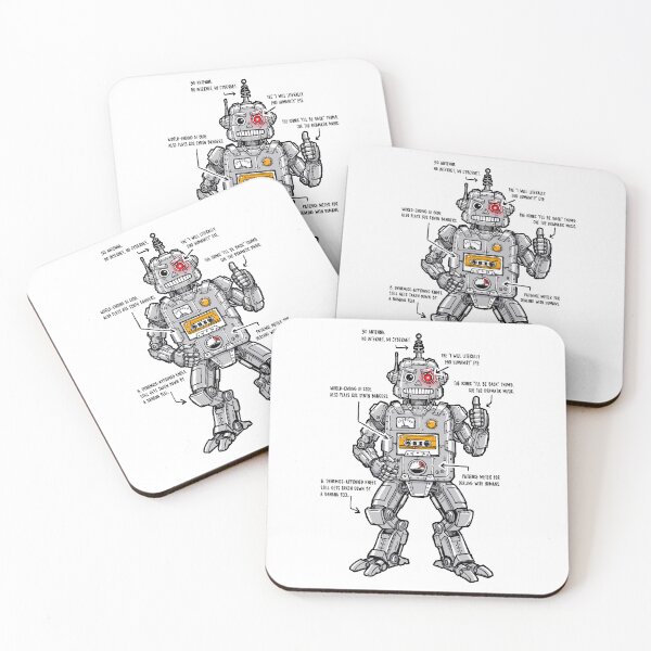 Item preview, Sarcastic 80s AI Robot Apocalypse Sci-Fi Humor designed and sold by sXe-art.