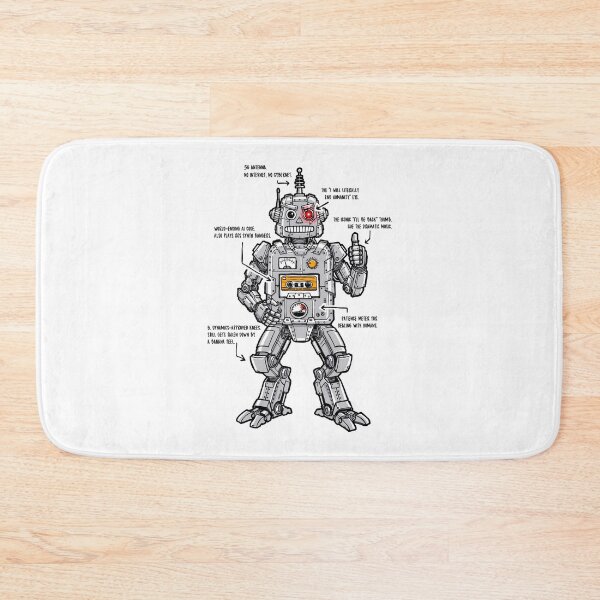 Item preview, Sarcastic 80s AI Robot Apocalypse Sci-Fi Humor designed and sold by sXe-art.