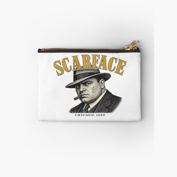 Item preview, Scarface Vintage Halftone Gangster Portrait 1920s designed and sold by Art&Fun.