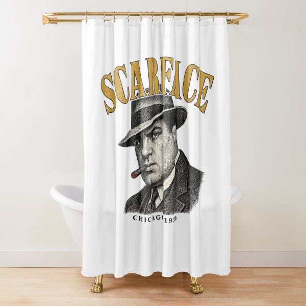 Item preview, Scarface Vintage Halftone Gangster Portrait 1920s designed and sold by Art&Fun.