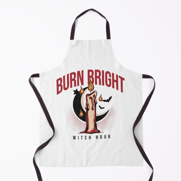 Item preview, Burn Bright Candle Witch T-Shirt | Witch Hour Halloween Graphic Tee v2 designed and sold by DarylWelsh2024.
