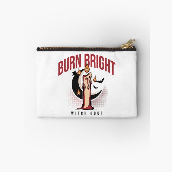 Item preview, Burn Bright Candle Witch T-Shirt | Witch Hour Halloween Graphic Tee v2 designed and sold by DarylWelsh2024.