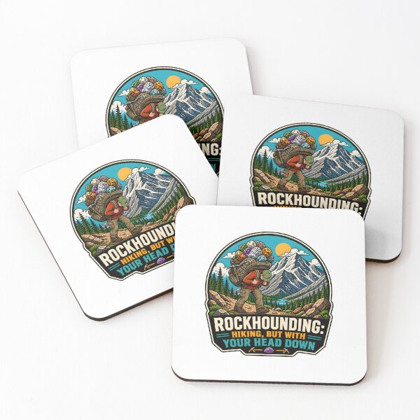 Item preview, Rockhounding Hiking With Your Head Down Rockhound Geology Funny Gift designed and sold by CleverRaccoon.