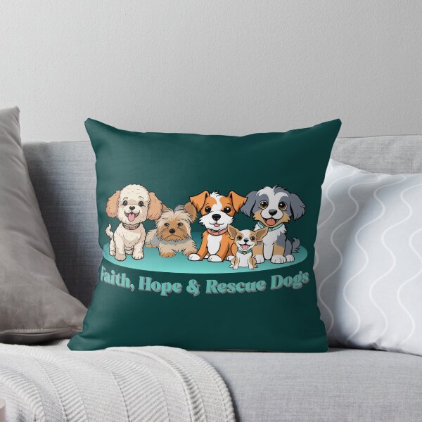 Item preview, Faith Hope & Rescue Dogs – Christian Dog Lover designed and sold by Sachie's Studio.