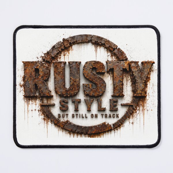 Item preview, Rusty Style – Broken Metal Emblem designed and sold by DansCreations42.