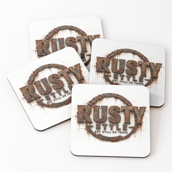 Item preview, Rusty Style – Broken Metal Emblem designed and sold by DansCreations42.
