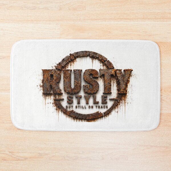 Item preview, Rusty Style – Broken Metal Emblem designed and sold by DansCreations42.