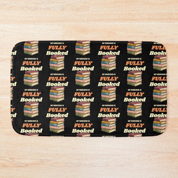 Item preview, My Weekend Is Fully Booked – Retro Book Lover Reading designed and sold by Bawek85Designs.