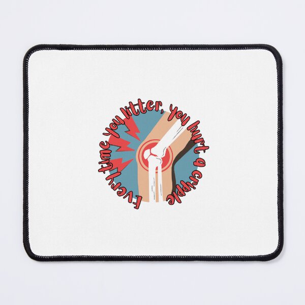 Item preview, Every time you litter, you hurt a cr*pple | Knees | Litter Fetchers  designed and sold by -Archie Alexandre-.