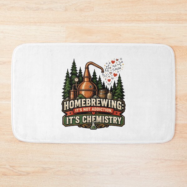 Item preview, Homebrewing Its Not Addiction Its Chemistry Moonshine Distiller Funny Gift designed and sold by CleverRaccoon.