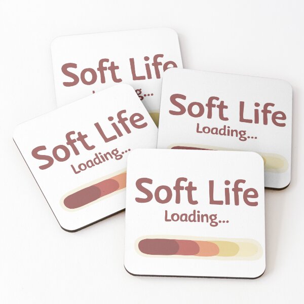 Item preview, Soft Life Loading Quote Design designed and sold by DinaArtStudio.
