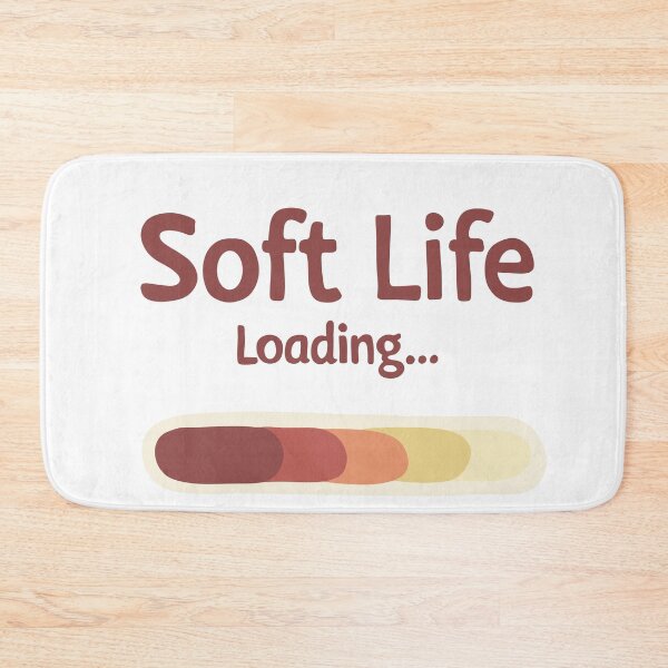 Item preview, Soft Life Loading Quote Design designed and sold by DinaArtStudio.