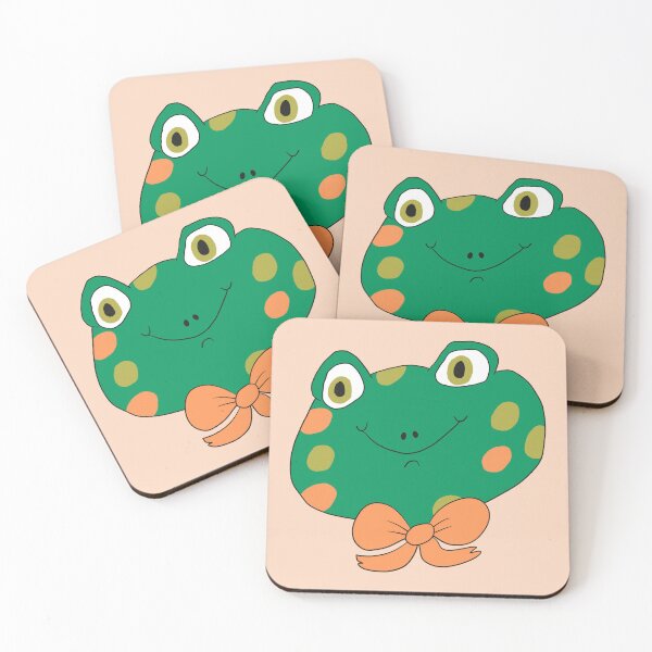 Item preview, Spots the Frog (Orange) designed and sold by yellowflowerhut.