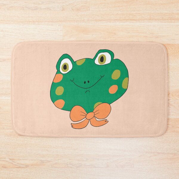 Item preview, Spots the Frog (Orange) designed and sold by yellowflowerhut.