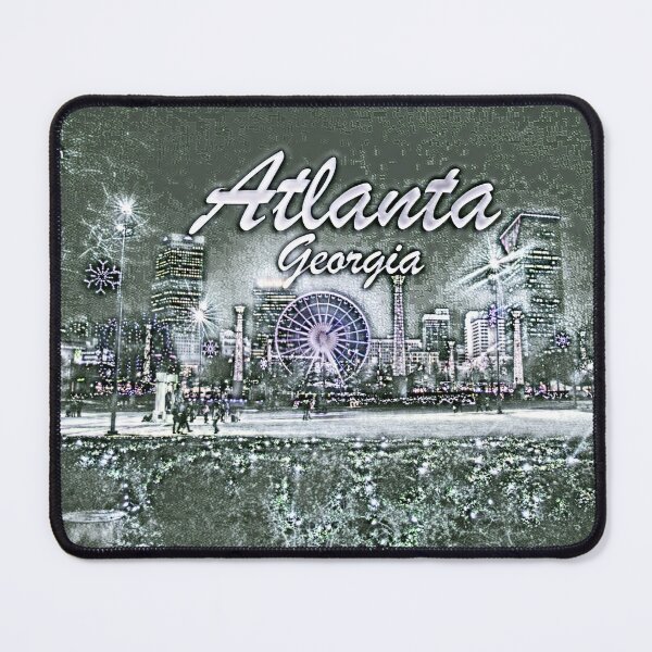 Item preview, Simple Christmas Wish Collection - Atlanta, Georgia designed and sold by Sean McElroy.