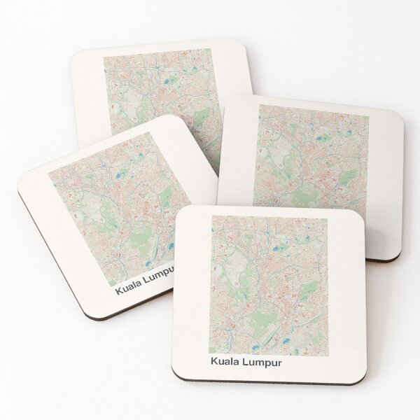 Item preview, Kuala Lumpur Minimalistic Map Art designed and sold by MapsNerd.