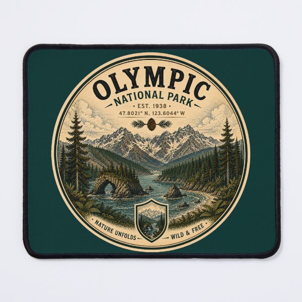 Item preview, Vintage Olympic National Park Washington Adventure designed and sold by T-Motive.