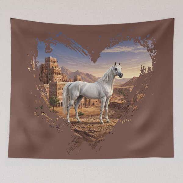 Item preview, An Abbayan horse, Yemen, and a heart designed and sold by Cheval-de-coeur.