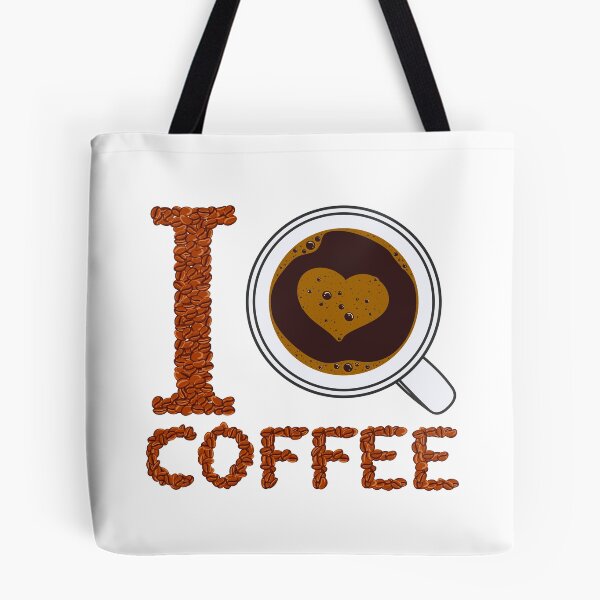 Item preview, Illustration with cup of coffee, I love coffee designed and sold by RizikCat.