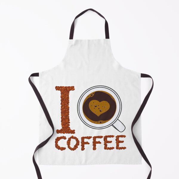 Item preview, Illustration with cup of coffee, I love coffee designed and sold by RizikCat.