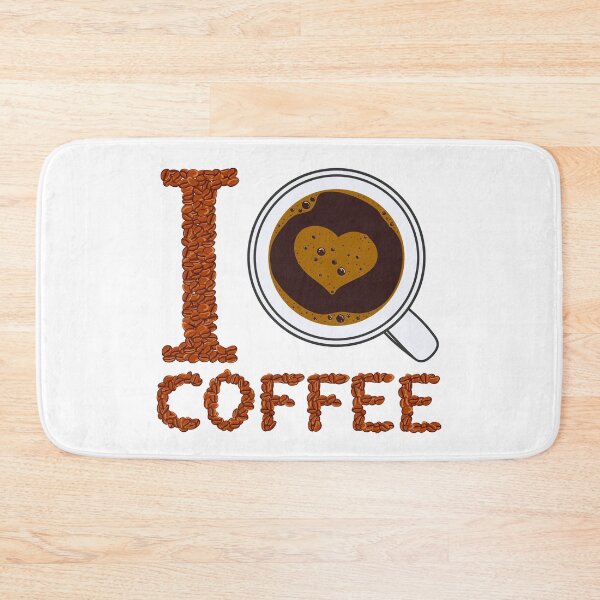Item preview, Illustration with cup of coffee, I love coffee designed and sold by RizikCat.