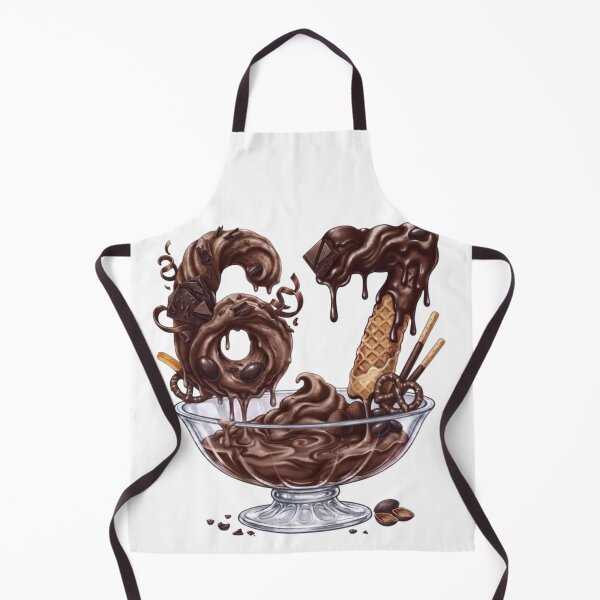 Item preview, 67 Chocolate Ice Cream Dripping Number Dessert Sundae Bowl | 67 Meme | Trending designed and sold by TeenLake.
