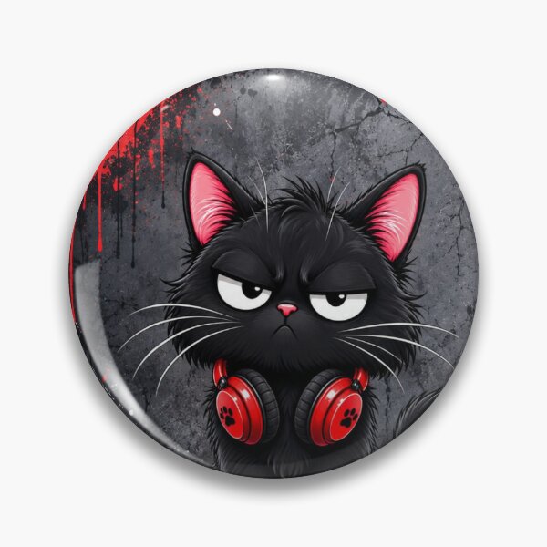 Item preview, Rebel Black Cat Street Art designed and sold by Pure Craft.