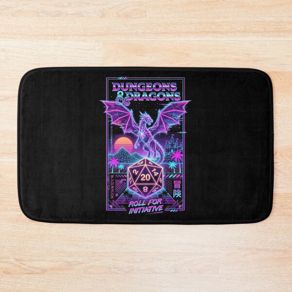 Item preview, Synthwave Dragon (Roll for Initiative) designed and sold by RatherCreative.