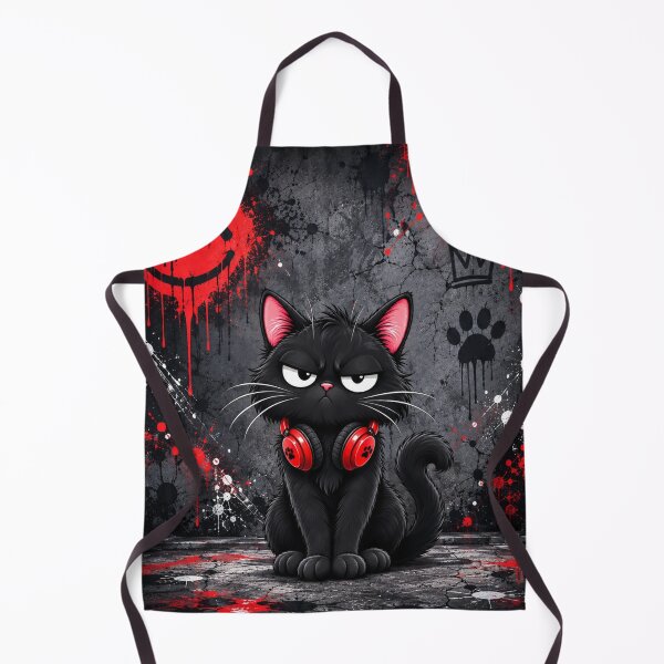 Item preview, Rebel Black Cat Street Art designed and sold by Pure Craft.