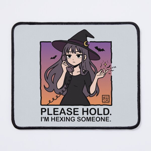 Item preview, Witch Phone Call Hex Humor designed and sold by SakuraHaven.