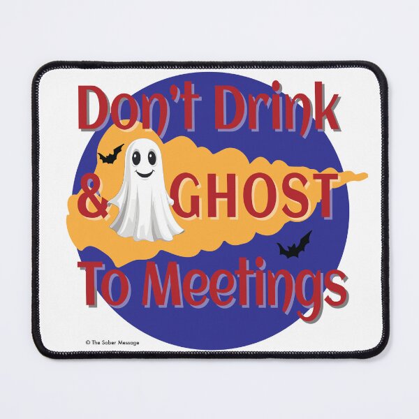 Item preview, Don't Drink & Ghost To Meetings Halloween Design designed and sold by ApexDesigners.