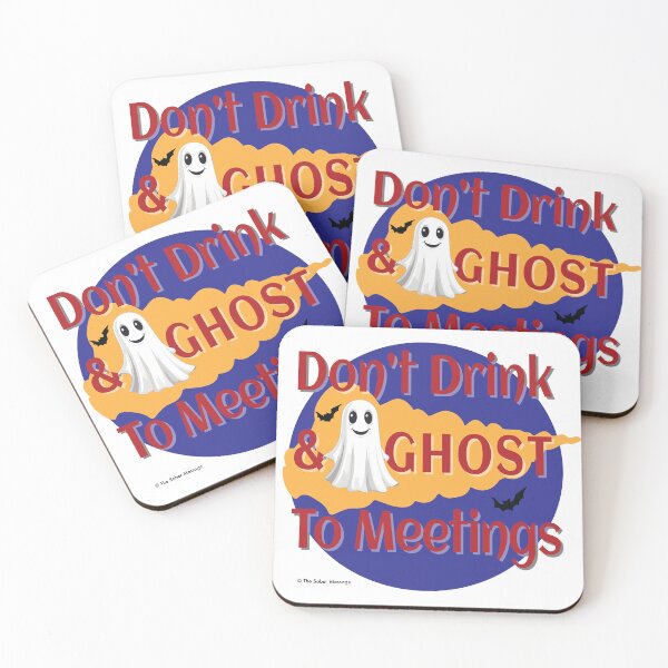 Item preview, Don't Drink & Ghost To Meetings Halloween Design designed and sold by ApexDesigners.