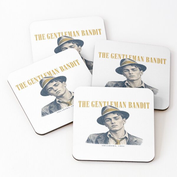 Item preview, The Gentleman Bandit Vintage Halftone Portrait 1930s designed and sold by Art&Fun.