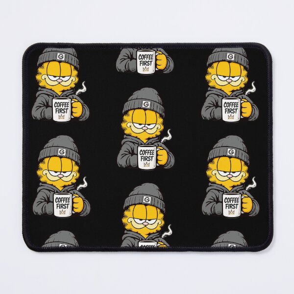 Item preview, Garfield Coffee First Cozy Lazy Cat Streetwear Graphic designed and sold by TimerX.