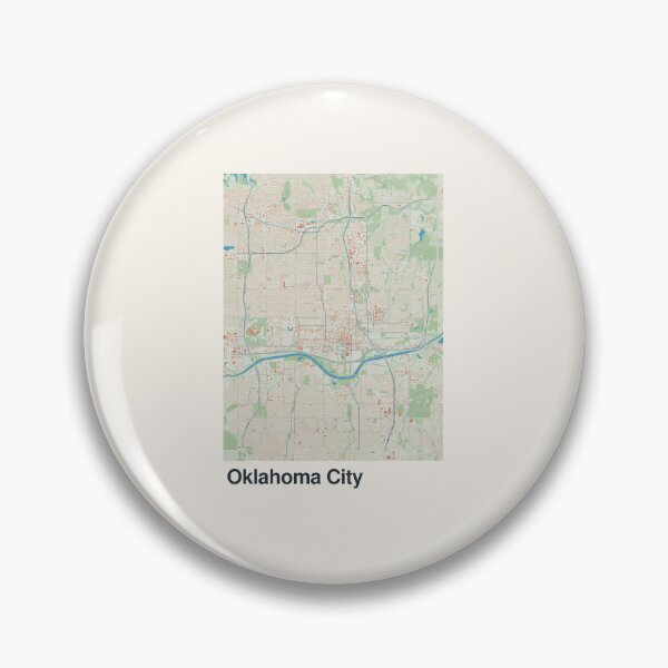 Item preview, Oklahoma City Minimalistic Map Art designed and sold by MapsNerd.