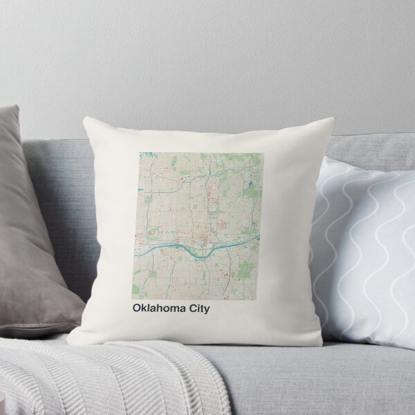 Item preview, Oklahoma City Minimalistic Map Art designed and sold by MapsNerd.