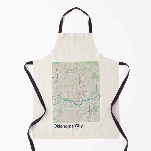 Item preview, Mapa minimalista de Oklahoma City designed and sold by MapsNerd.