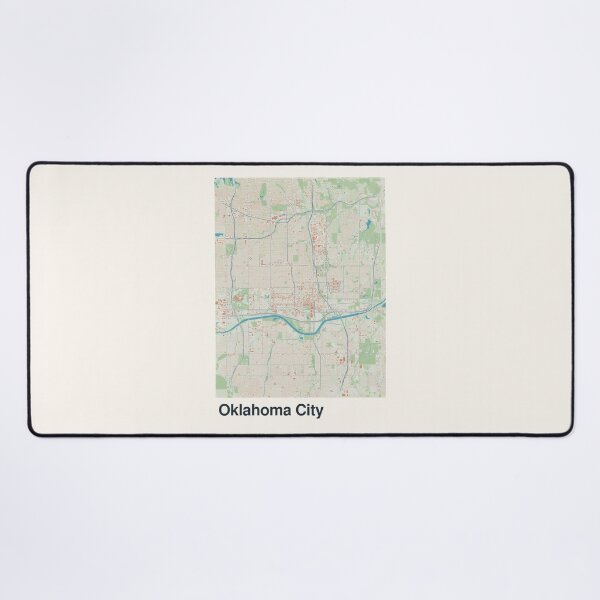 Item preview, Oklahoma City Minimalistic Map Art designed and sold by MapsNerd.