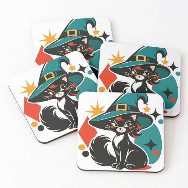 Item preview, Witch Hat Black Cat designed and sold by Rare Good Girl Designs.