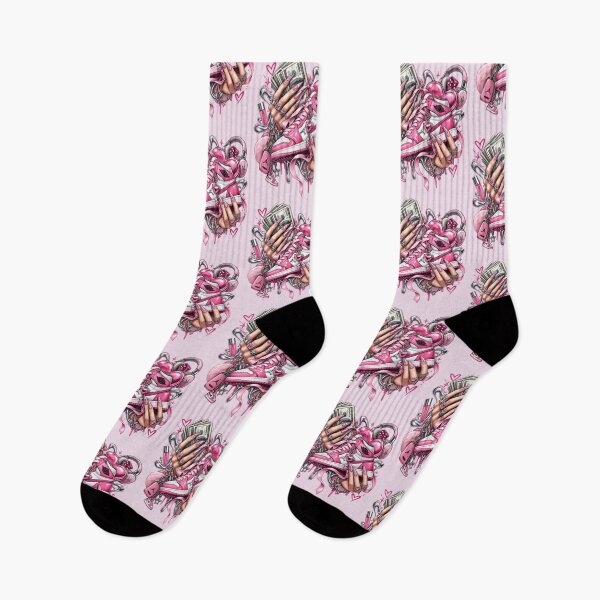 Item preview, Pink Money Kicks – Y2K Glam Streetwear designed and sold by DesignByKhayal.