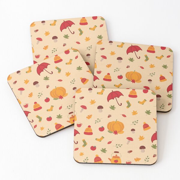 Item preview, Golden Fall Vibes with Warm Clothes and Hot Tea designed and sold by studiodrchicken.