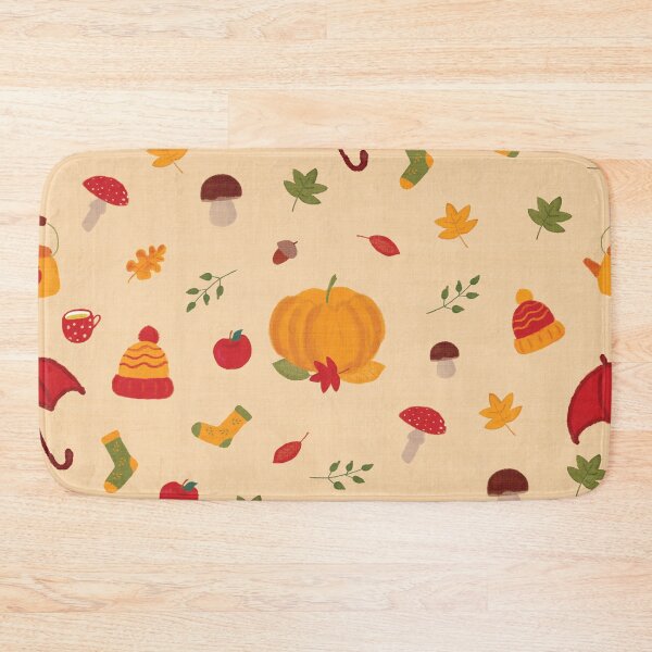 Item preview, Golden Fall Vibes with Warm Clothes and Hot Tea designed and sold by studiodrchicken.