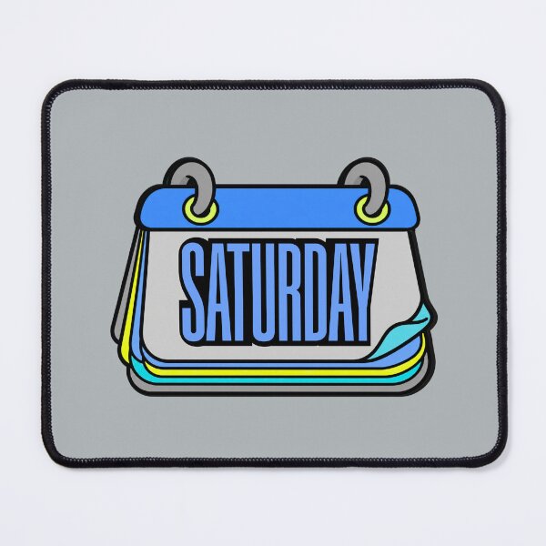 Item preview, Saturday Calendar Page – Colorful Cartoon Graphic T-Shirt designed and sold by Aimetoi.
