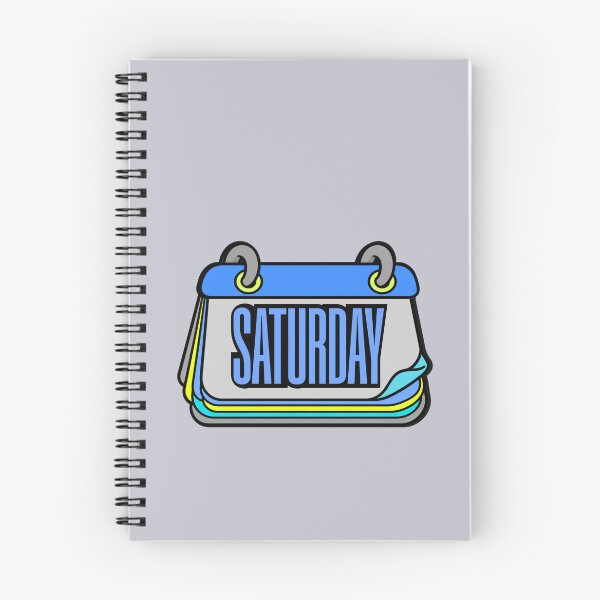 Item preview, Saturday Calendar Page – Colorful Cartoon Graphic T-Shirt designed and sold by Aimetoi.