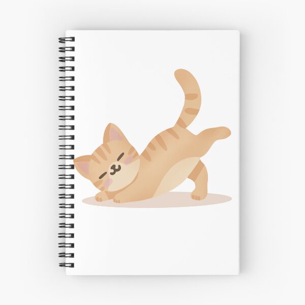 Item preview, Stretching Cat Illustration designed and sold by DinaArtStudio.