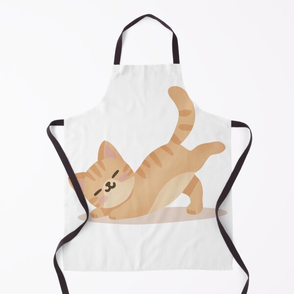 Item preview, Stretching Cat Illustration designed and sold by DinaArtStudio.