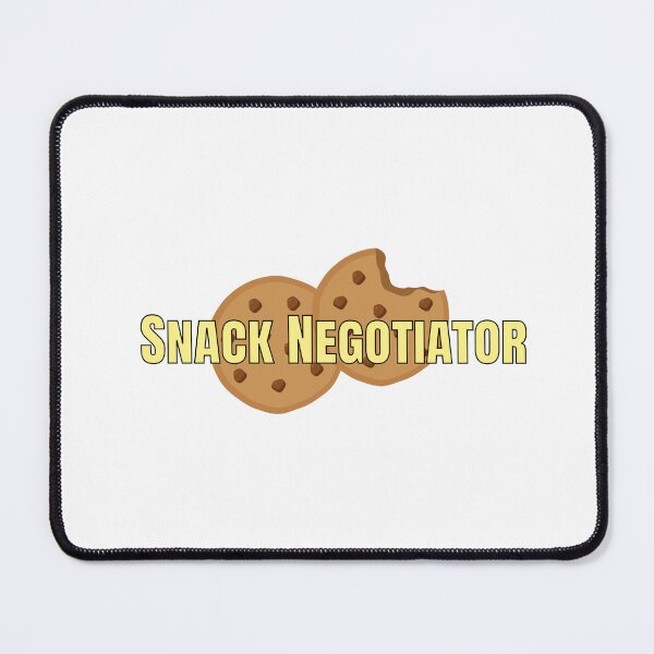 Item preview, Funny Snack Negotiator Chocolate Chip Cookie Humor Text Design designed and sold by By The Moon.