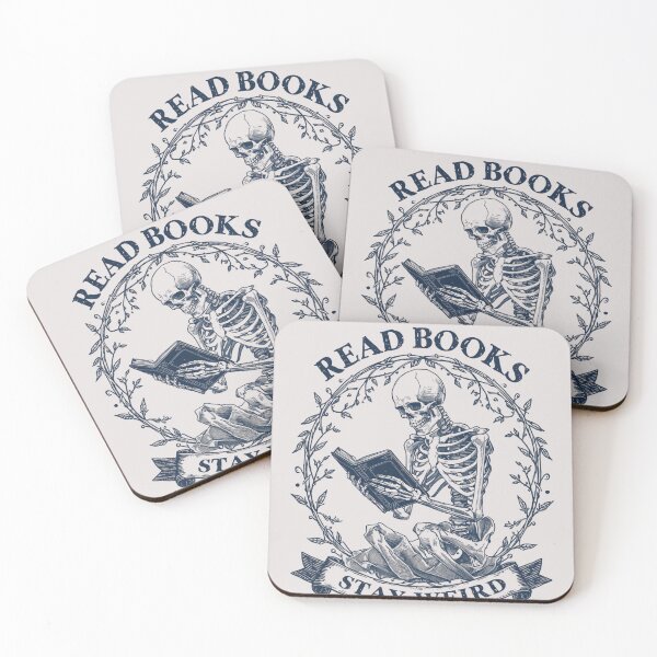 Item preview, READ BOOKS SKELETON designed and sold by BKDIGITALSHOP.