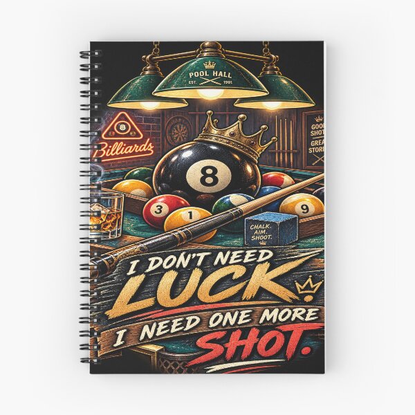 Item preview, I Don’t Need Luck – Billiards Pool Player Humor designed and sold by Lumvero.